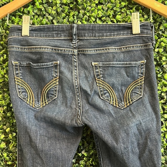 Hollister Blue Denim Midrise Skinny Jean Leggings 00R - Picture 10 of 12